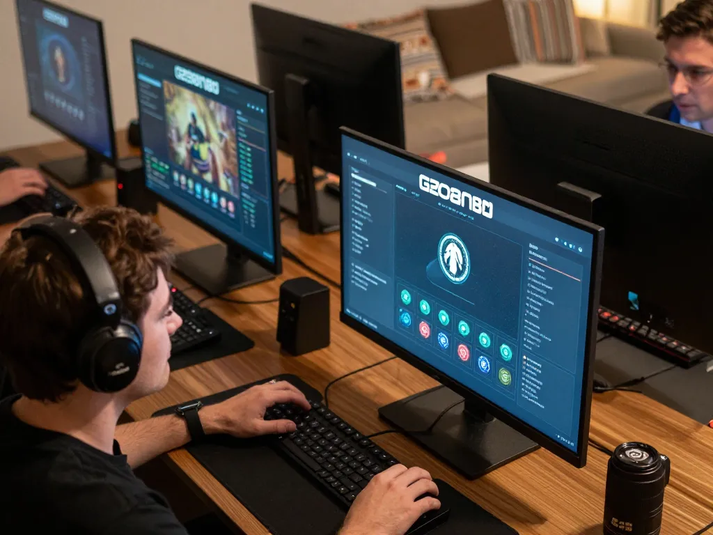 Engaged player using GO88 app on smartphone for online casino gaming with digital chips visible