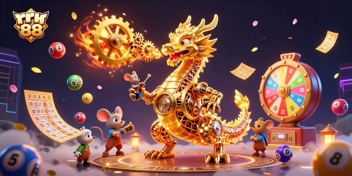 Experience thrilling action at rr 88 with vibrant lottery balls and dynamic prize elements in a captivating scene.