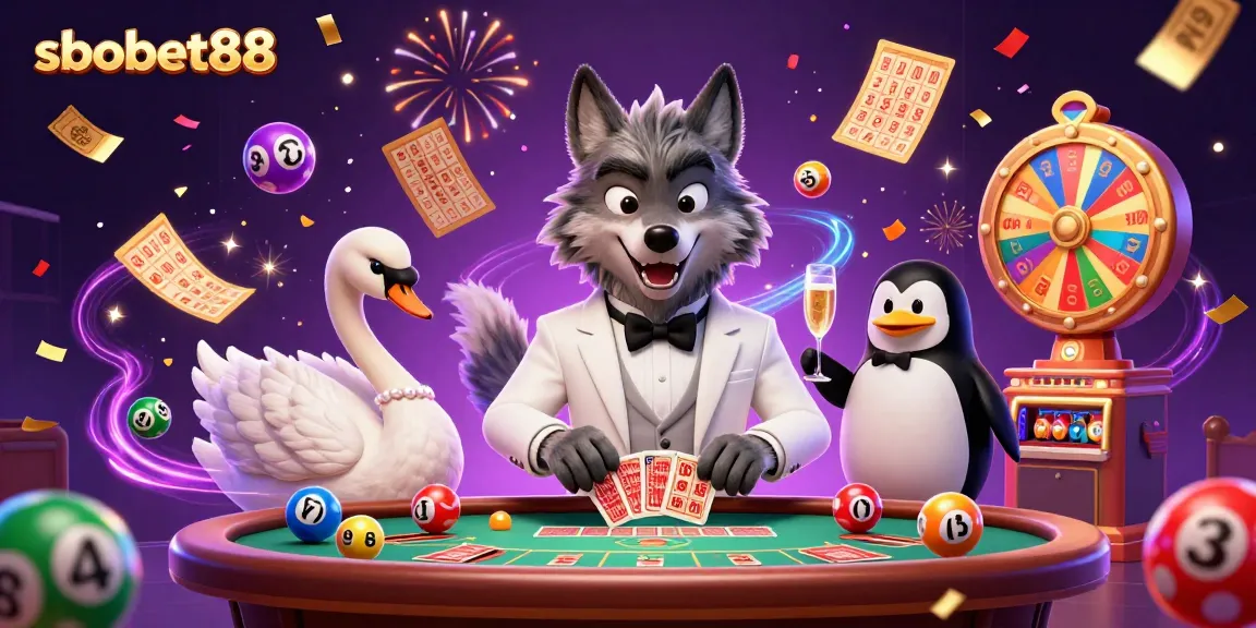 Experience winning moments with sbobet88 on vibrant casinos featuring animated characters.