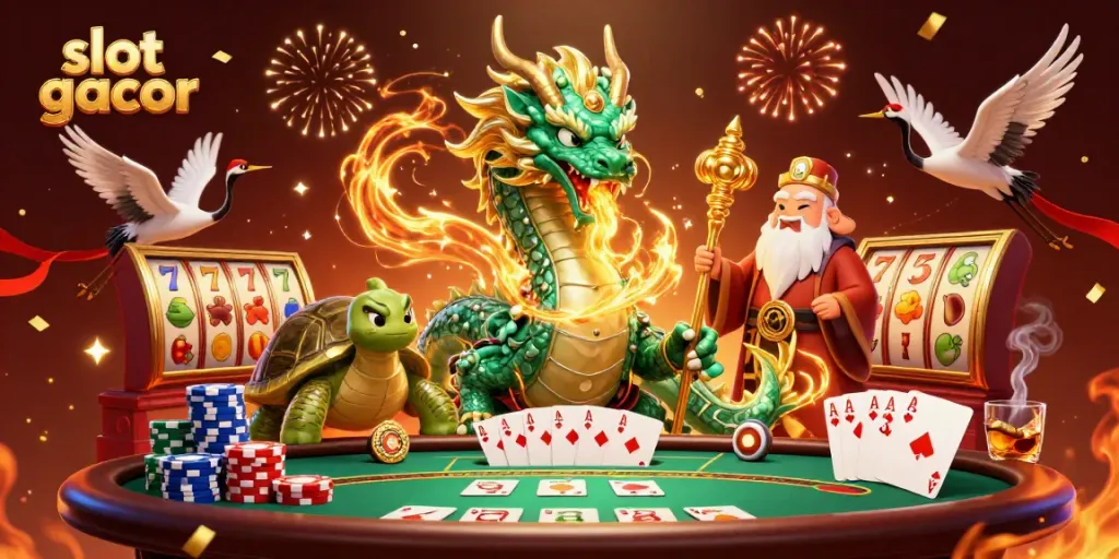 Mainkan slot gacor dengan simbol keberuntungan dan bagian mencolok yang siap membayar jackpot.