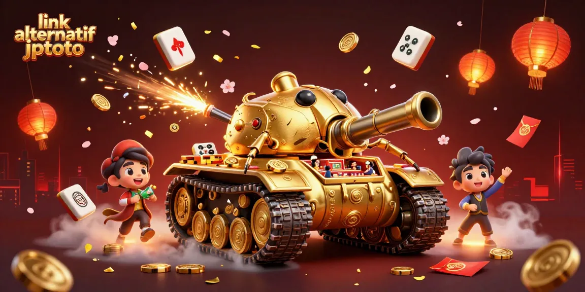 Experience exciting gameplay with link alternatif jptoto as a golden beetle tank reveals a vibrant miniature casino.
