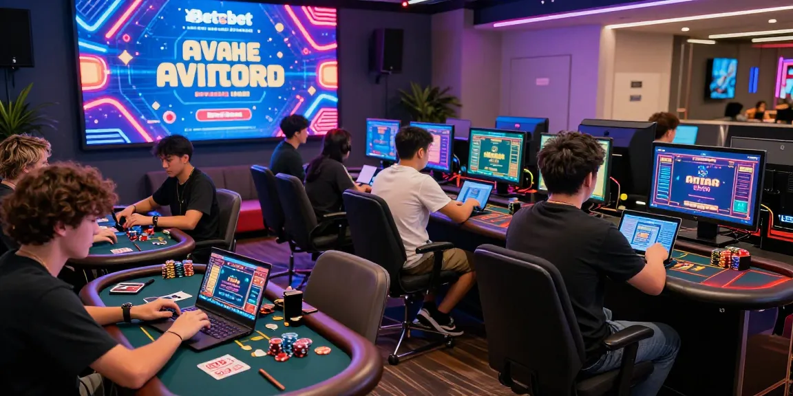 Engaged players exploring Betebet gaming platform in a lively casino environment.