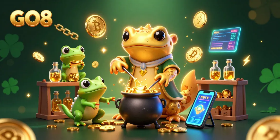 Experience thrilling gameplay at GO8 with gold coins, vibrant character dynamics, and action in a captivating casino scene.