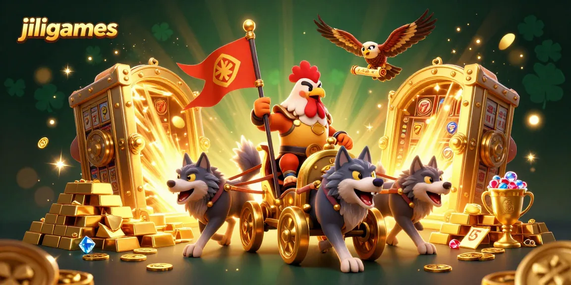 Spin and win big with JILI Games in this vibrant, action-packed casino scene.