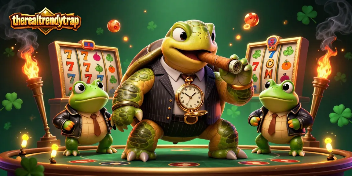 Pengalaman bermain seru di therealtrendytrap dengan simbol slot dan karakter ikonik yang beraksi.