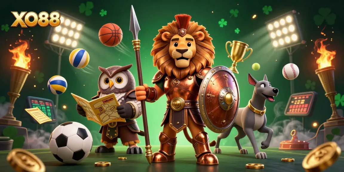 Engage with XO88 through thrilling sports betting with dynamic elements and characters.
