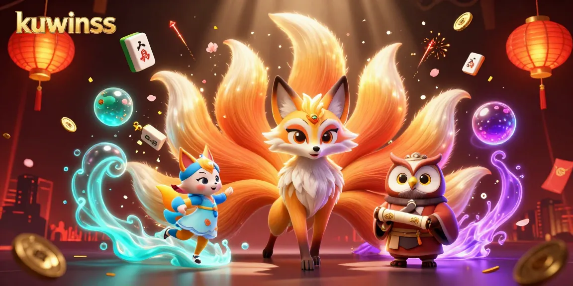 Experience thrilling gameplay with kuwinss in this vibrant casino-inspired 3D illustration.
