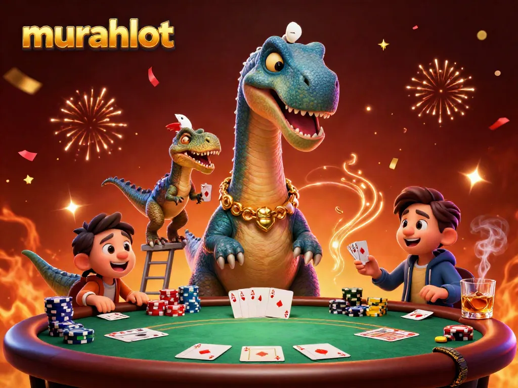 Permainan murahslot yang menarik dengan dinosaurus dan dealer kartu menunggu kemenangan!