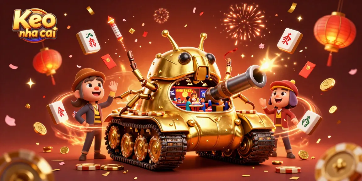 Engage with Keo nha cai in a vibrant 3D casino illustration showcasing dynamic gaming elements.