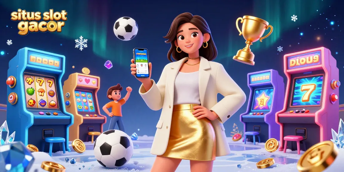 Engage with situs slot gacor animated experience showcasing vibrant gaming elements and an inviting player.