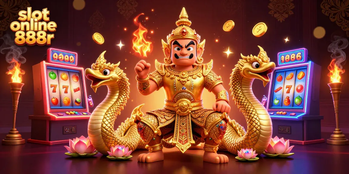Spin jackpots with slot online 888r while enjoying a vibrant casino-themed illustration.