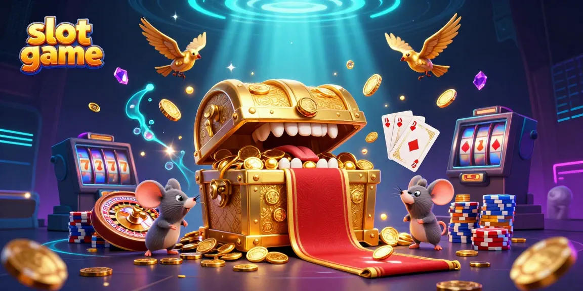 Engaging slot game scene showcasing dynamic characters with golden coins and vibrant casino elements.