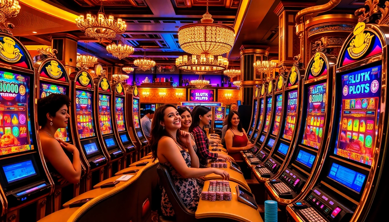 Spin the reels at trusted slot terpercaya machines amid an exciting casino environment.